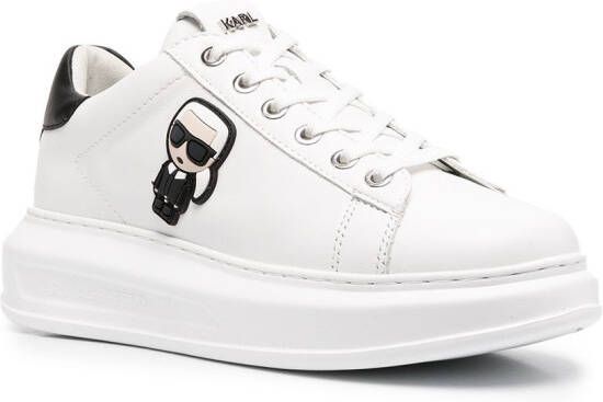 Karl Lagerfeld Ikonik Karl low-top sneakers Wit