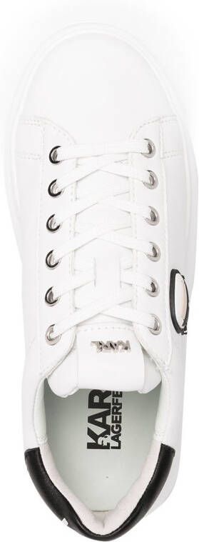 Karl Lagerfeld Ikonik Karl low-top sneakers Wit