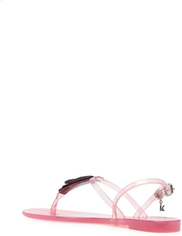 Karl Lagerfeld Ikonik Karl sandalen Roze