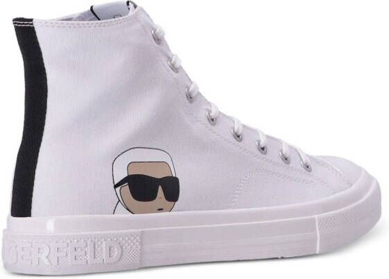 Karl Lagerfeld Kampus Max high-top sneakers Wit