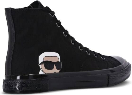 Karl Lagerfeld Kampus Max high-top sneakers Zwart