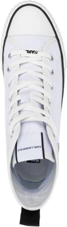 Karl Lagerfeld Ikon NFT Kampus Max sneakers Wit