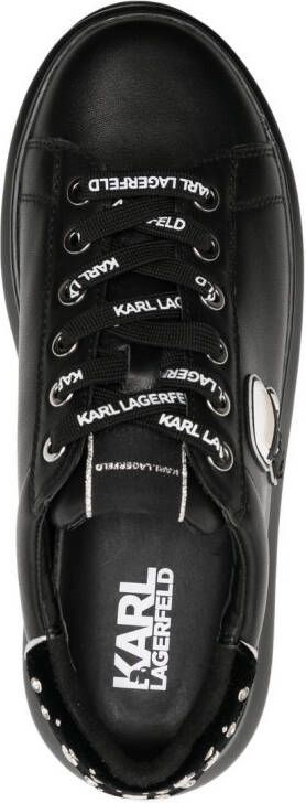 Karl Lagerfeld Kapri Ikon sneakers verfraaid met stras Zwart