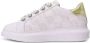 Karl Lagerfeld Kapri NFT leren sneakers met monogram Wit - Thumbnail 3