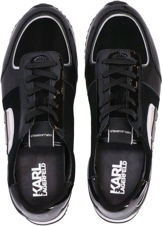 Karl Lagerfeld Sneakers met patch Zwart