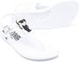 Karl Lagerfeld Kids Glanzende sandalen Wit - Thumbnail 2