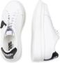 Karl Lagerfeld Kids Leren sneakers met logoprint Wit - Thumbnail 4