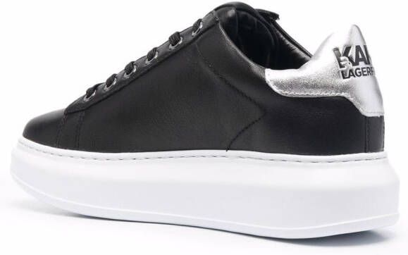 Karl Lagerfeld K Ikonic sneakers met plateauzool Zwart