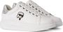 Karl Lagerfeld Ikon NFT Kapri leren sneakers Wit - Thumbnail 2