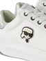 Karl Lagerfeld Ikon NFT Kapri leren sneakers Wit - Thumbnail 5