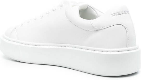 Karl Lagerfeld Signature low-top sneakers Wit