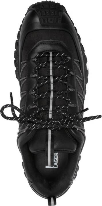 Karl Lagerfeld K Trail Kross leren sneakers Zwart