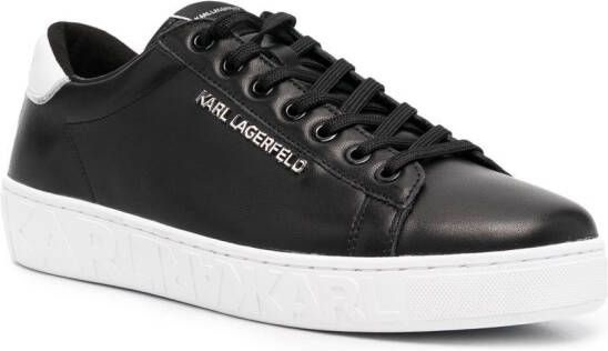 Karl Lagerfeld Kupsole low-top sneakers Zwart