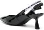 Karl Lagerfeld Leren pumps Zwart - Thumbnail 3