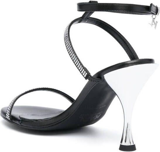 Karl Lagerfeld Leren sandalen Zwart