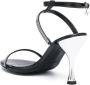 Karl Lagerfeld Leren sandalen Zwart - Thumbnail 3