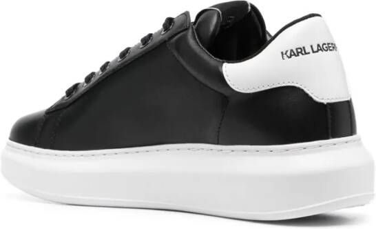 Karl Lagerfeld Leren sneakers Zwart