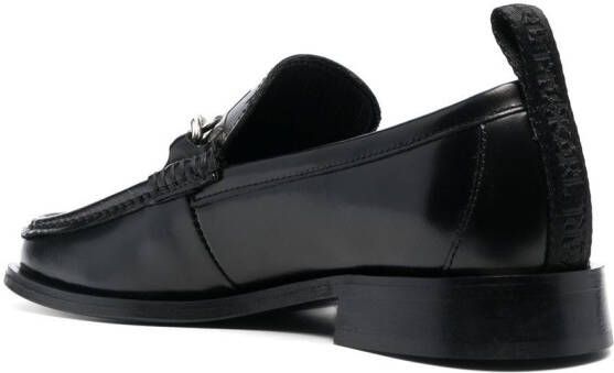 Karl Lagerfeld Loafers met monogramplakkaat Zwart