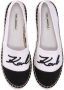 Karl Lagerfeld Espadrilles met geborduurd logo Wit - Thumbnail 4