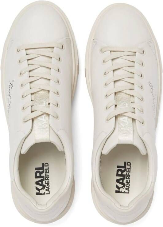 Karl Lagerfeld Maxi Kup Hotel Karl sneakers Wit