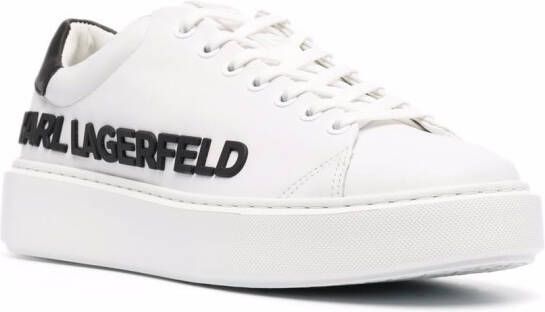 Karl Lagerfeld Maxi Kup low-top sneakers Wit