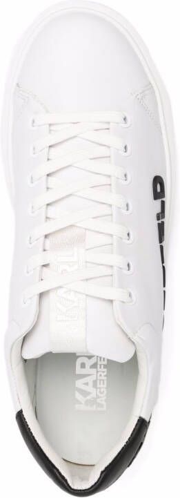 Karl Lagerfeld Maxi Kup low-top sneakers Wit