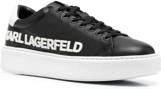 Karl Lagerfeld Maxi Kup low-top sneakers Zwart