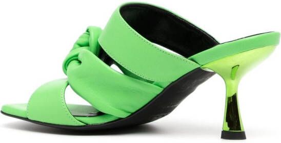 Karl Lagerfeld Panache sandalen met knoopdetail Groen