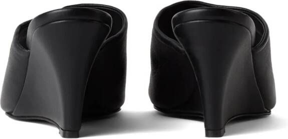 Karl Lagerfeld Rialto leren muiltjes 80 mm Zwart