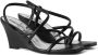 Karl Lagerfeld Rialto 80mm leren sandalen Zwart - Thumbnail 2