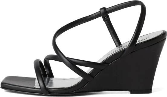 Karl Lagerfeld Rialto 80mm leren sandalen Zwart