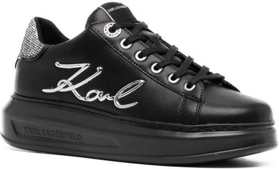 Karl Lagerfeld Sneakers met logo Zwart