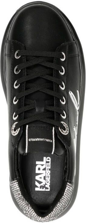 Karl Lagerfeld Sneakers met logo Zwart