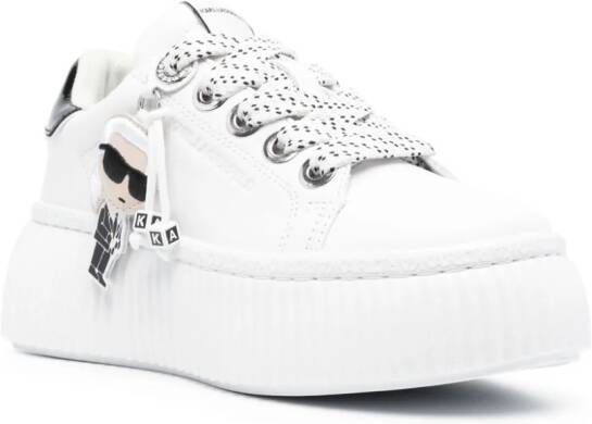 Karl Lagerfeld Sneakers met plateauzool Wit