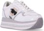 Karl Lagerfeld Velocita II sneakers met plateauzool Wit - Thumbnail 2