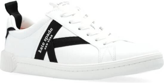 Kate Spade Signature leren sneakers Wit