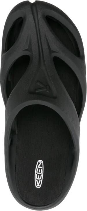 KEEN FOOTWEAR Shanti slippers met logo-reliëf Zwart