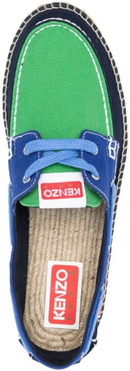 Kenzo Zeilschoenen met colourblocking Blauw
