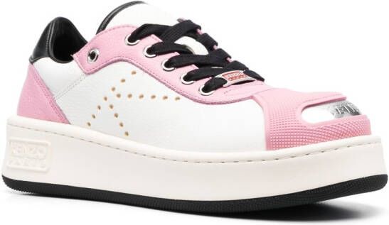 Kenzo Sneakers met contrasterende neus Roze