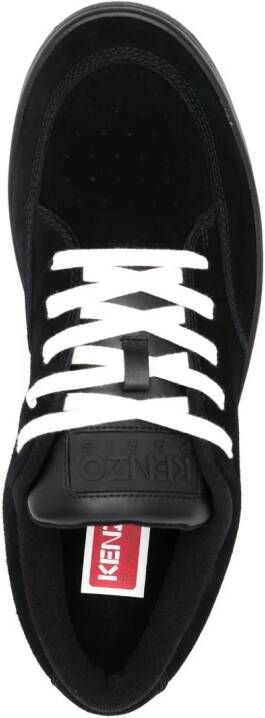 Kenzo -Dome suède sneakers Zwart