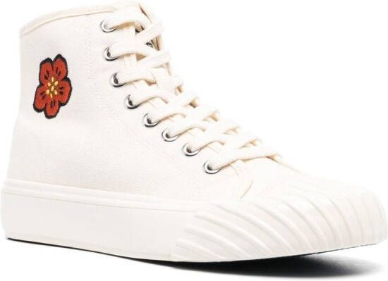 Kenzo Sneakers met geborduurd logo Beige