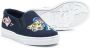 Kenzo Kids Sneakers met logoprint Blauw - Thumbnail 2