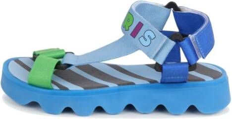 Kenzo Kids Sandalen met colourblocking Blauw