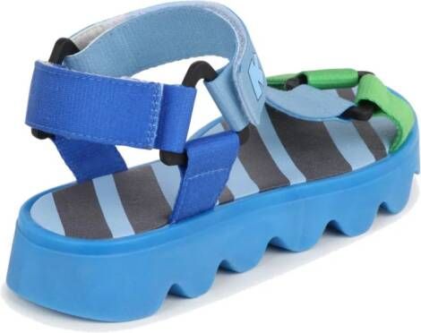 Kenzo Kids Sandalen met colourblocking Blauw