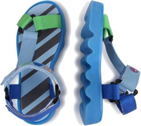 Kenzo Kids Sandalen met colourblocking Blauw
