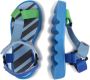 Kenzo Kids Sandalen met colourblocking Blauw - Thumbnail 4