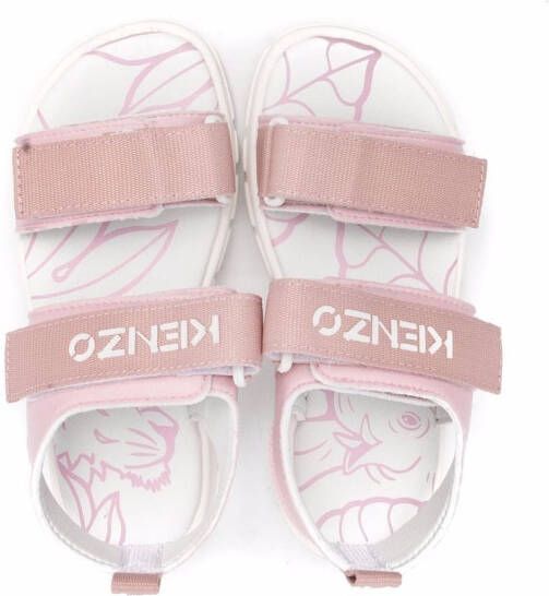 Kenzo Kids Sandalen met klittenband Roze