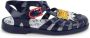 Kenzo Kids Sandalen met tijgerapplicatie Blauw - Thumbnail 2