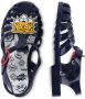 Kenzo Kids Sandalen met tijgerapplicatie Blauw - Thumbnail 4