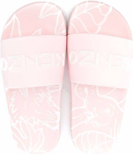 Kenzo Kids Slip-on sandalen Roze